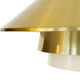 Aluminum pendant light by Vadsbo Metall. Sweden 1970s