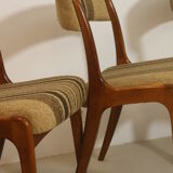 Pair of restored Baumann gondola chairs from the 60s.