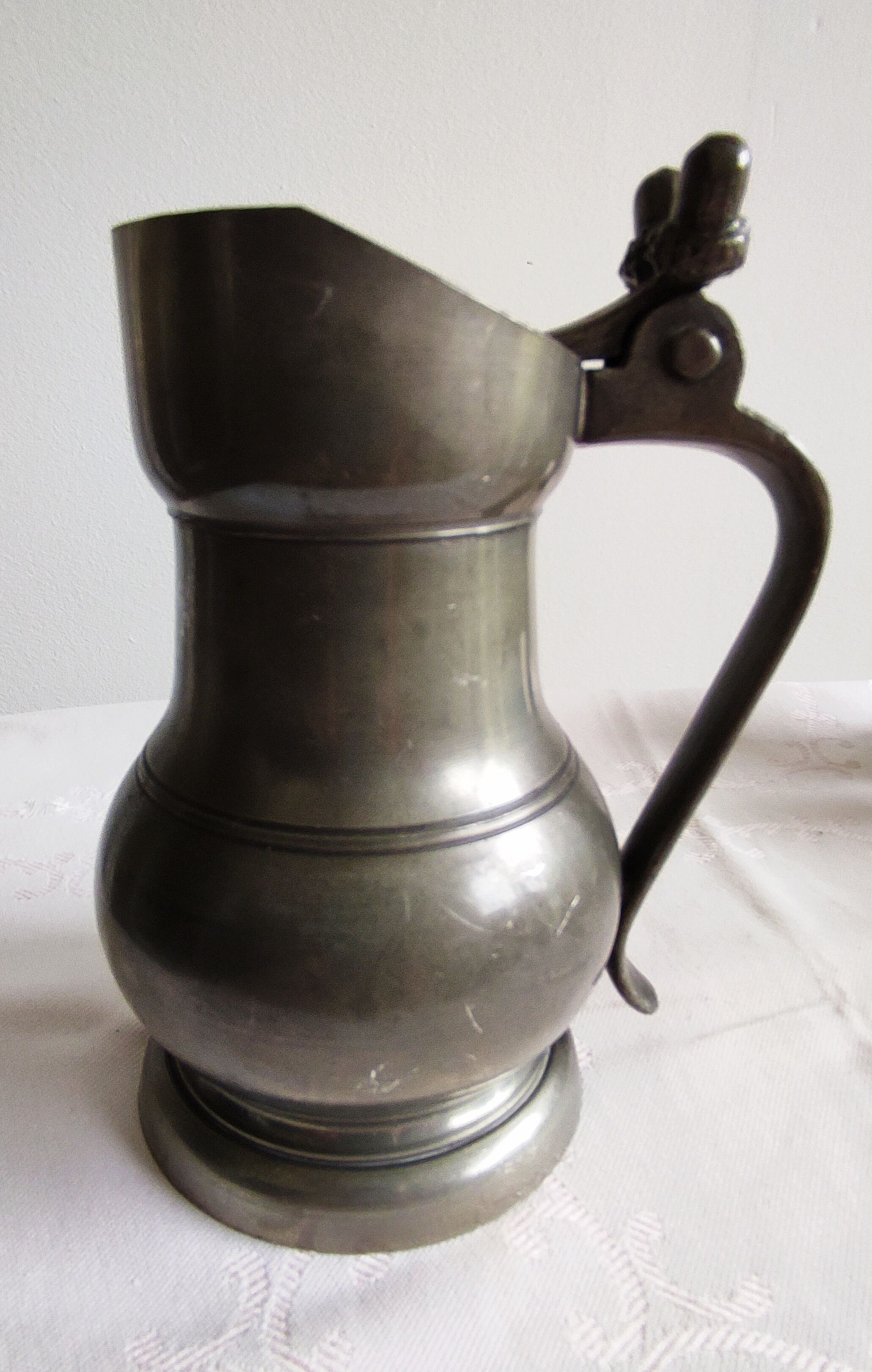 Louis Houzeau certified true tin pitcher