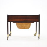1960s Rosewood Sewing Table , Denmark