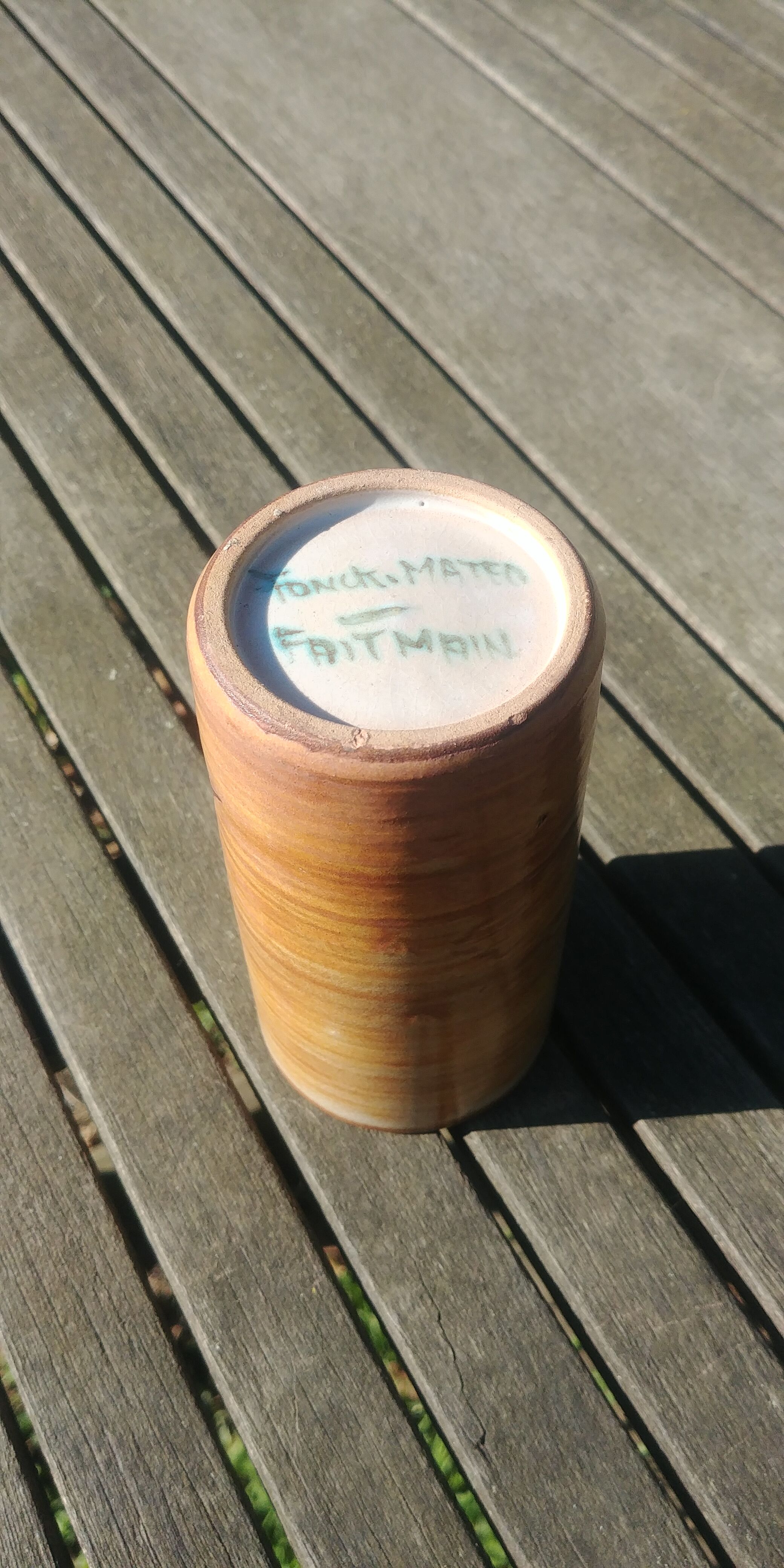 Vase Vallauris signed by Jacques Fonck and Jean Matéo 70s