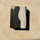 Symmetrical multicolored petrified wood soap dish