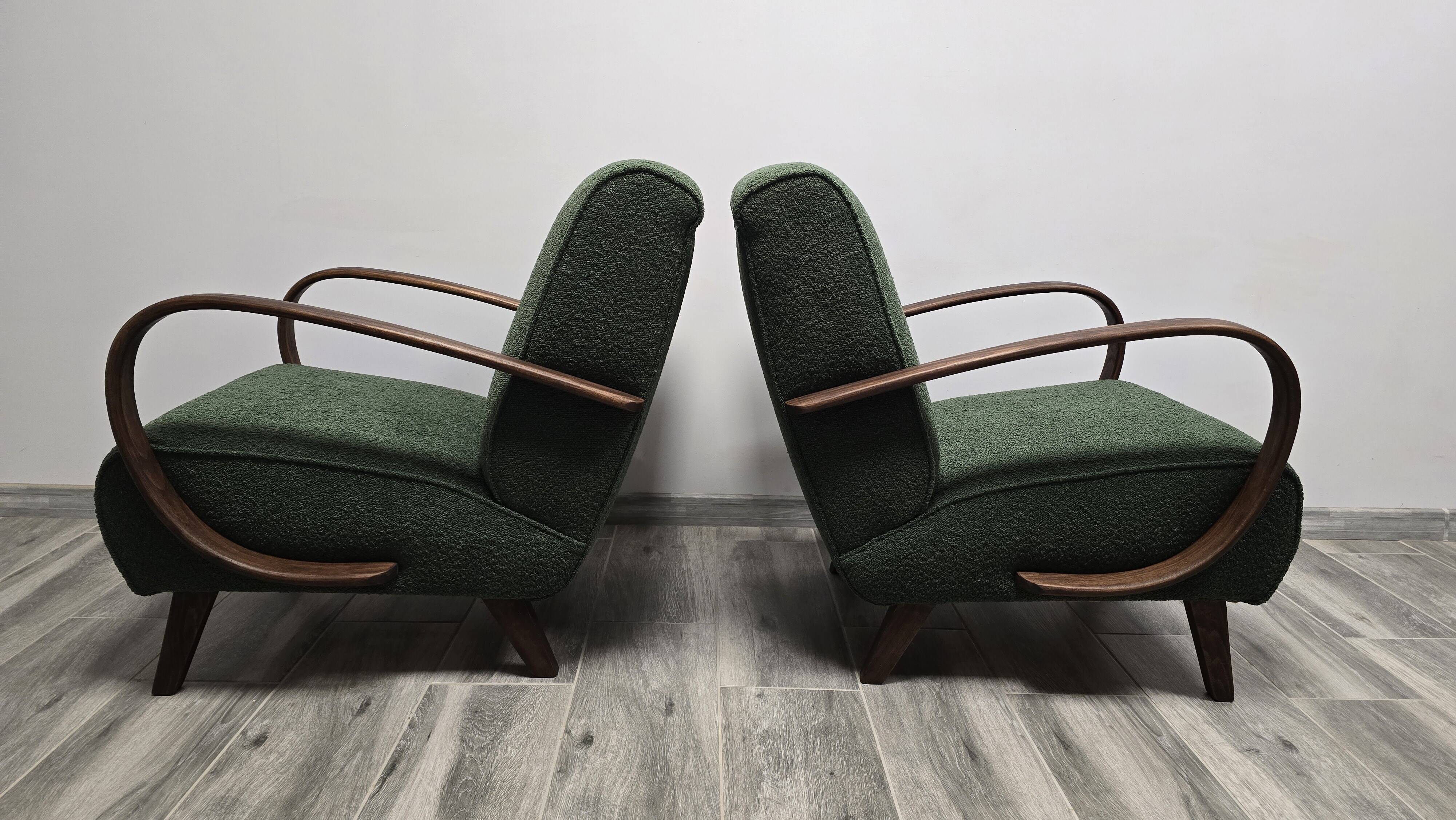 Armchairs by Jindrich Halabala, 1940s
