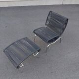 Hygra chair and its ottoman by Roberto Semprini-Italy-1990