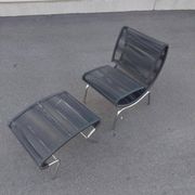 Hygra chair and its ottoman by Roberto Semprini - Italy - 1990