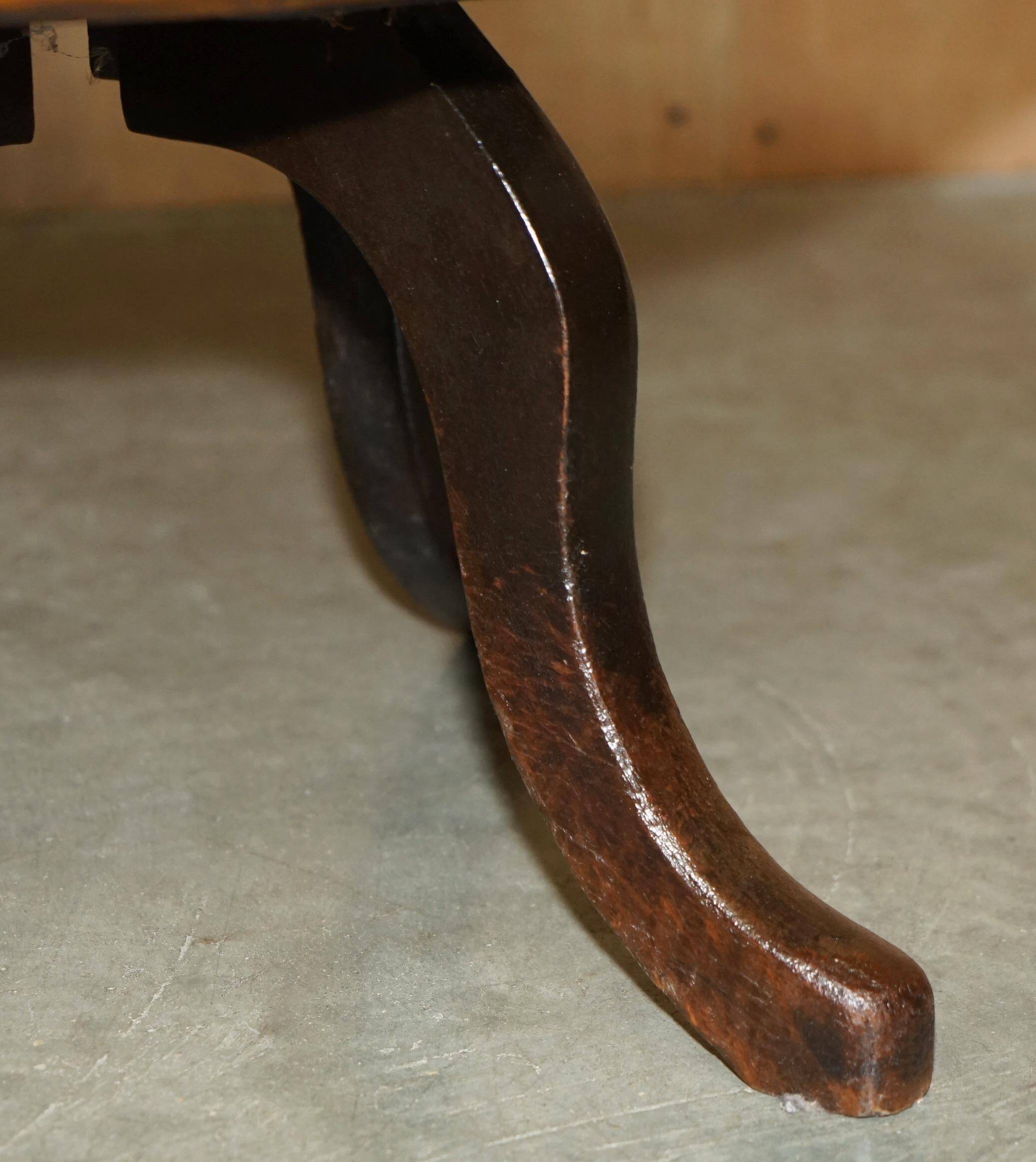 Victorian Captain Chesterfield Armchair in Restored Leather