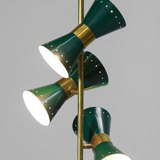 Lampadaire diabolo vert