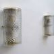 Pair of Modern Italian Murano Glass and Brass Wall Sconces "Corteccia", 80s