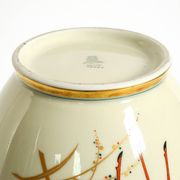 40s porcelain vase with handpainted wildlife motifs from PMR Bavaria Jaeger