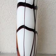 Multicoloured glass vase