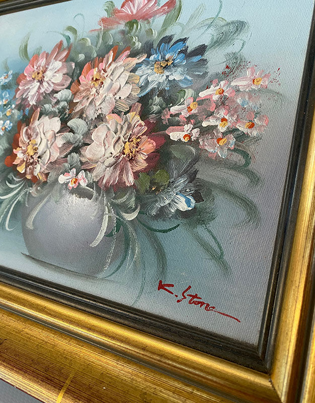 Tableau peinture à l'huile  K.Stone