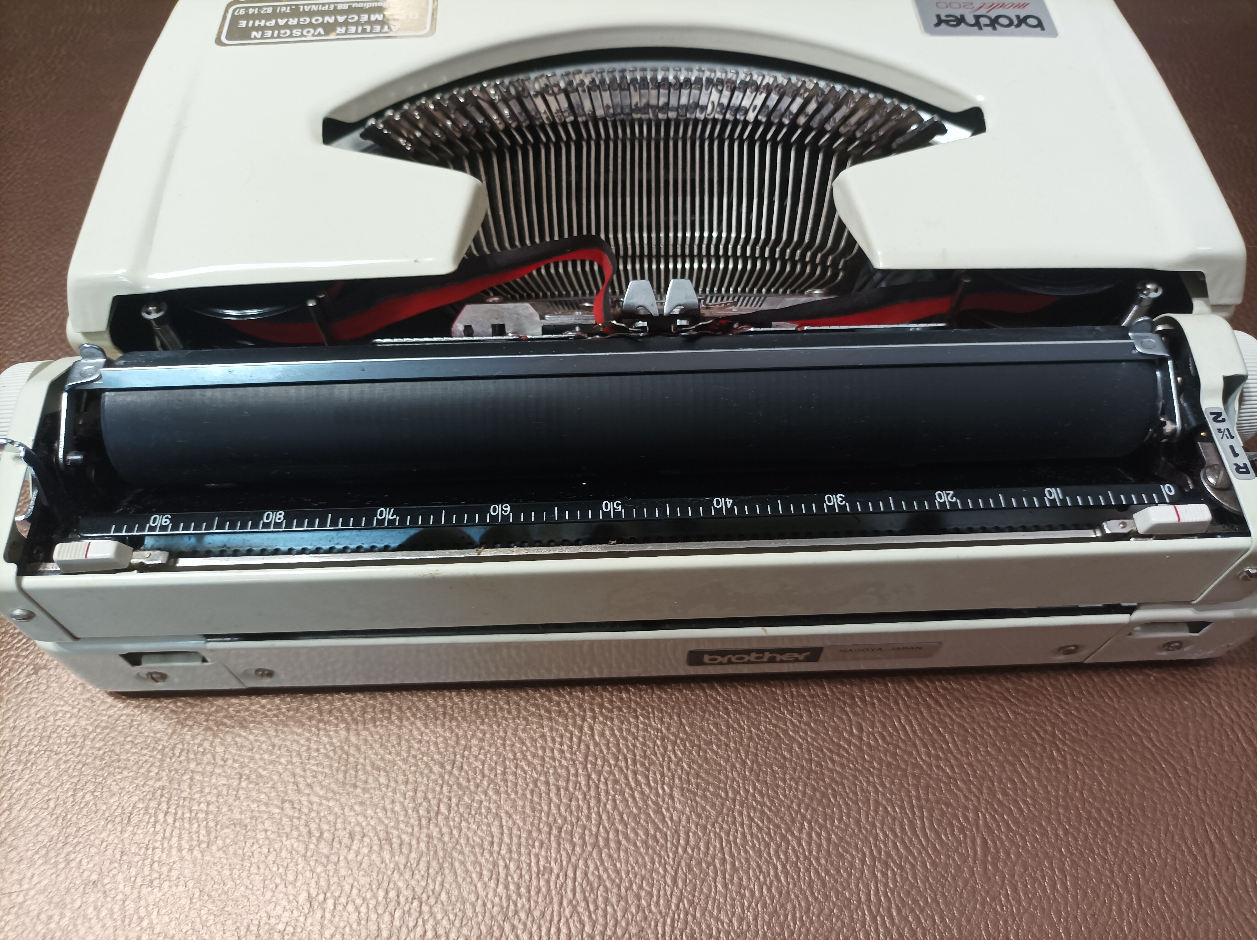 Typewriter Brother model 200 Beige Ribbon NEW