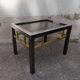 Table basse 80' chrome laiton vintage