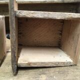 Shelf antique wooden grocery store