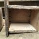 Shelf antique wooden grocery store