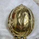 Walnut shaped brass nutcracker