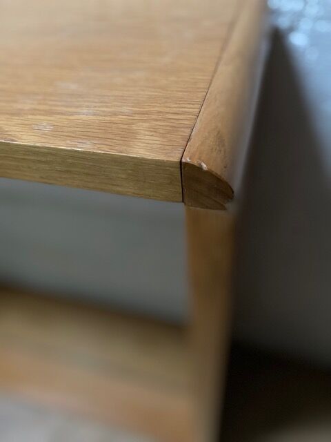 Wood and glass console