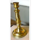 Solid brass candle holder