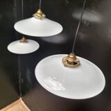 Opaline pendant lights