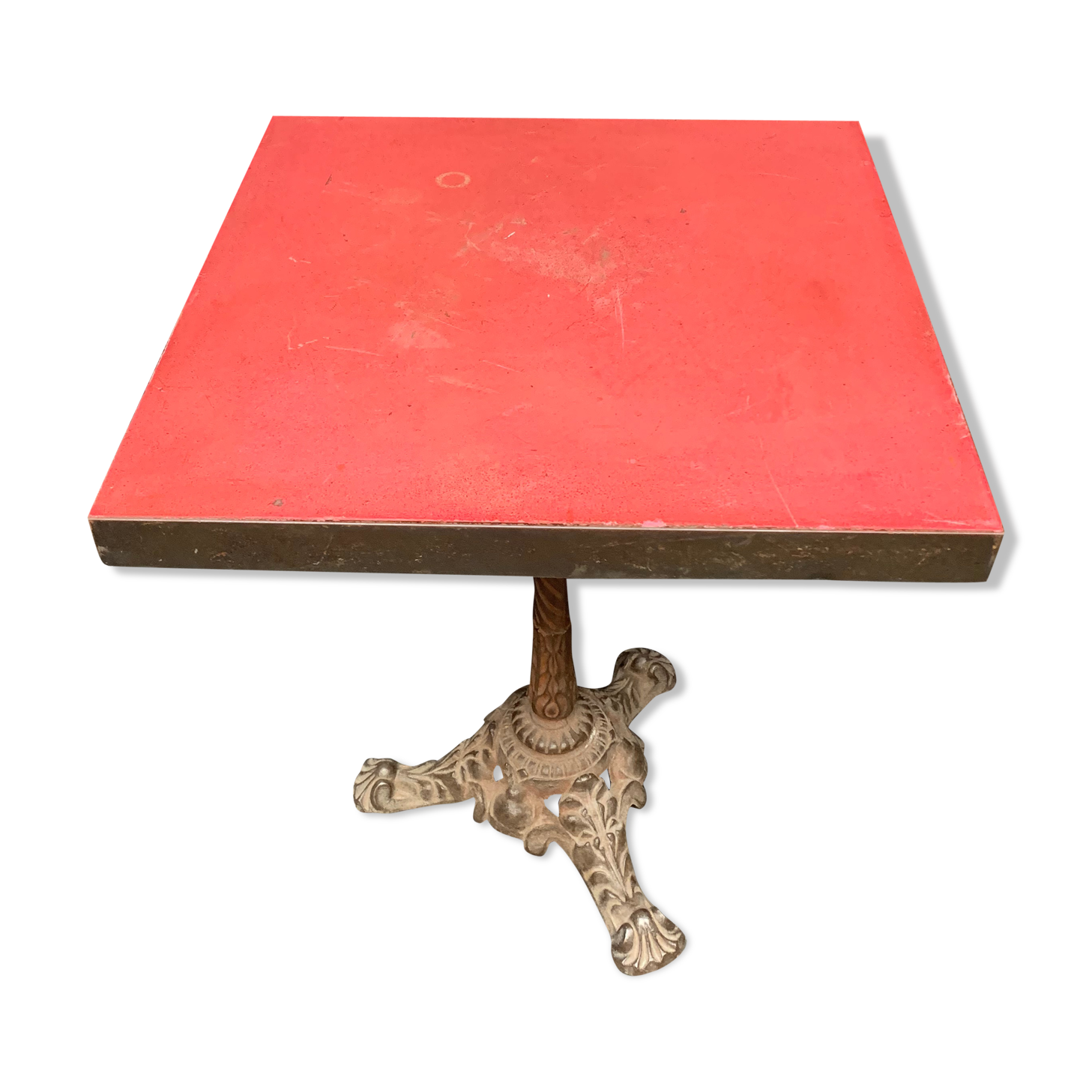 Square bistro table period 1950