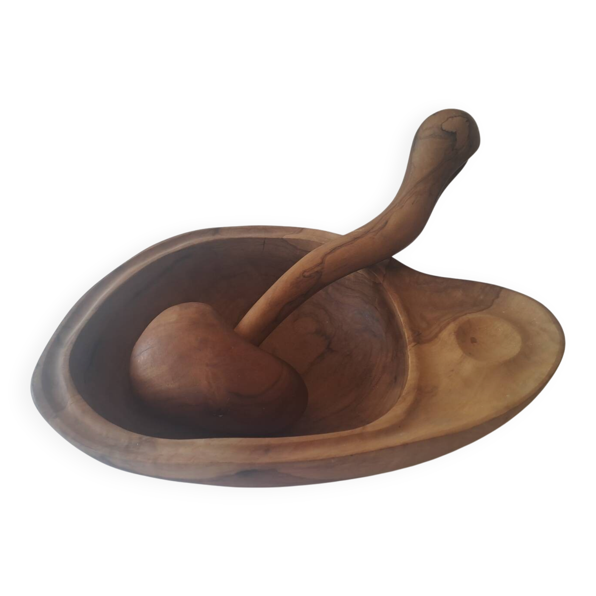 Nutcracker and its olive wood mallet