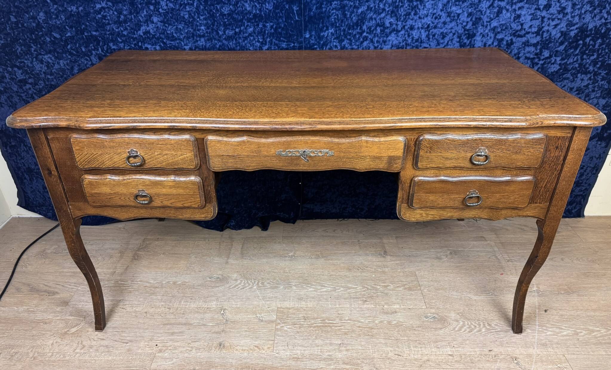 LXV style oak desk circa 1950