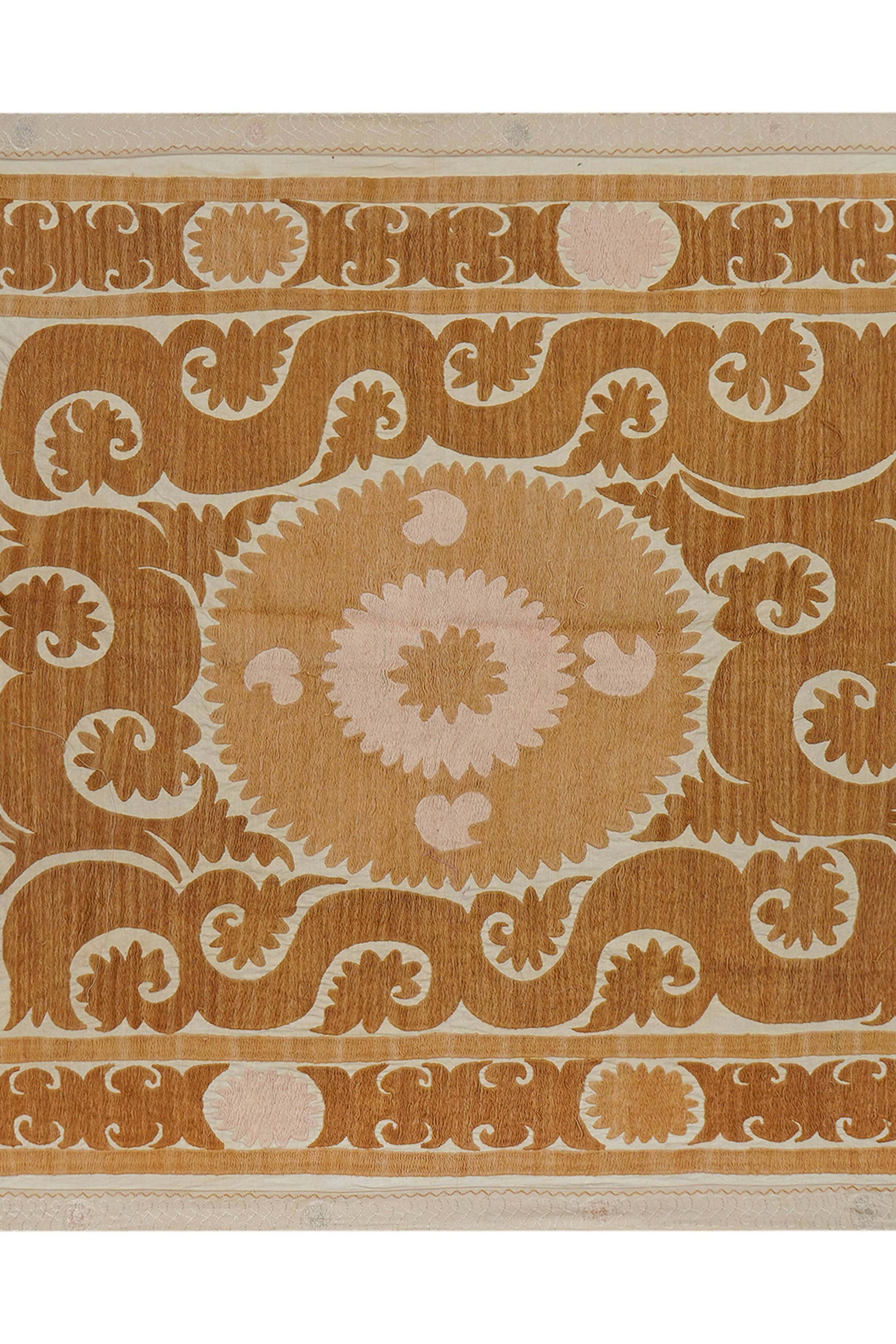 Vintage Turkish hand-knotted rug 125x151 cm