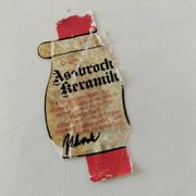 plat céramique allemande années 50-80
