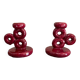 Pair of ceramic candlesticks