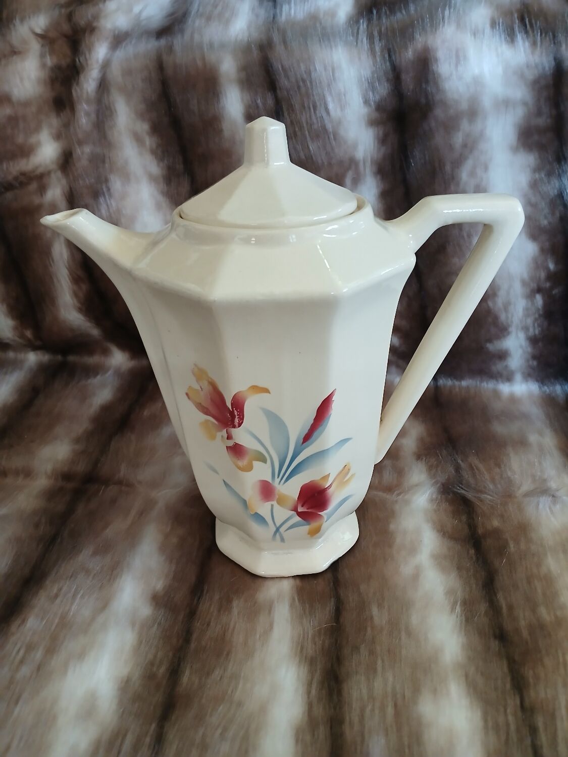 Old teapot/coffee pot from Digoin and Sarreguemines