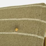 🟡 Vintage oak lounge chair with wool upholstery / Denmark 1960s