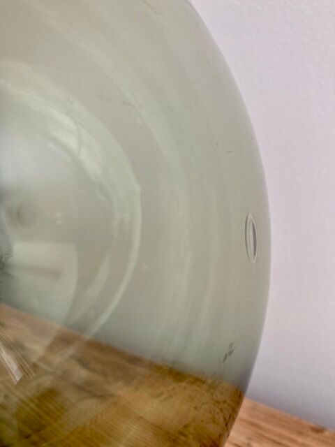 Dame-jeanne cylindrical old approx 15l in blown glass
