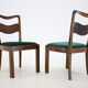 1930s Set of 4 Art Deco Dining Chairs, Czechoslovakia