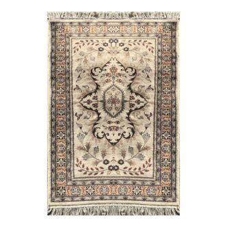 Tapis d'orient penjab-inde. fait main 0.78 x 1.40 cm