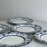 5 English plates