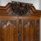 18th-century oak Baroque wardrobe - Königsberg
