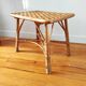 Table basse en rotin, 1950