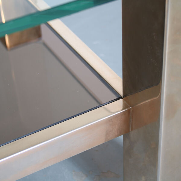 Table basse des années 1970 par Belgo Chrom, Belgique
