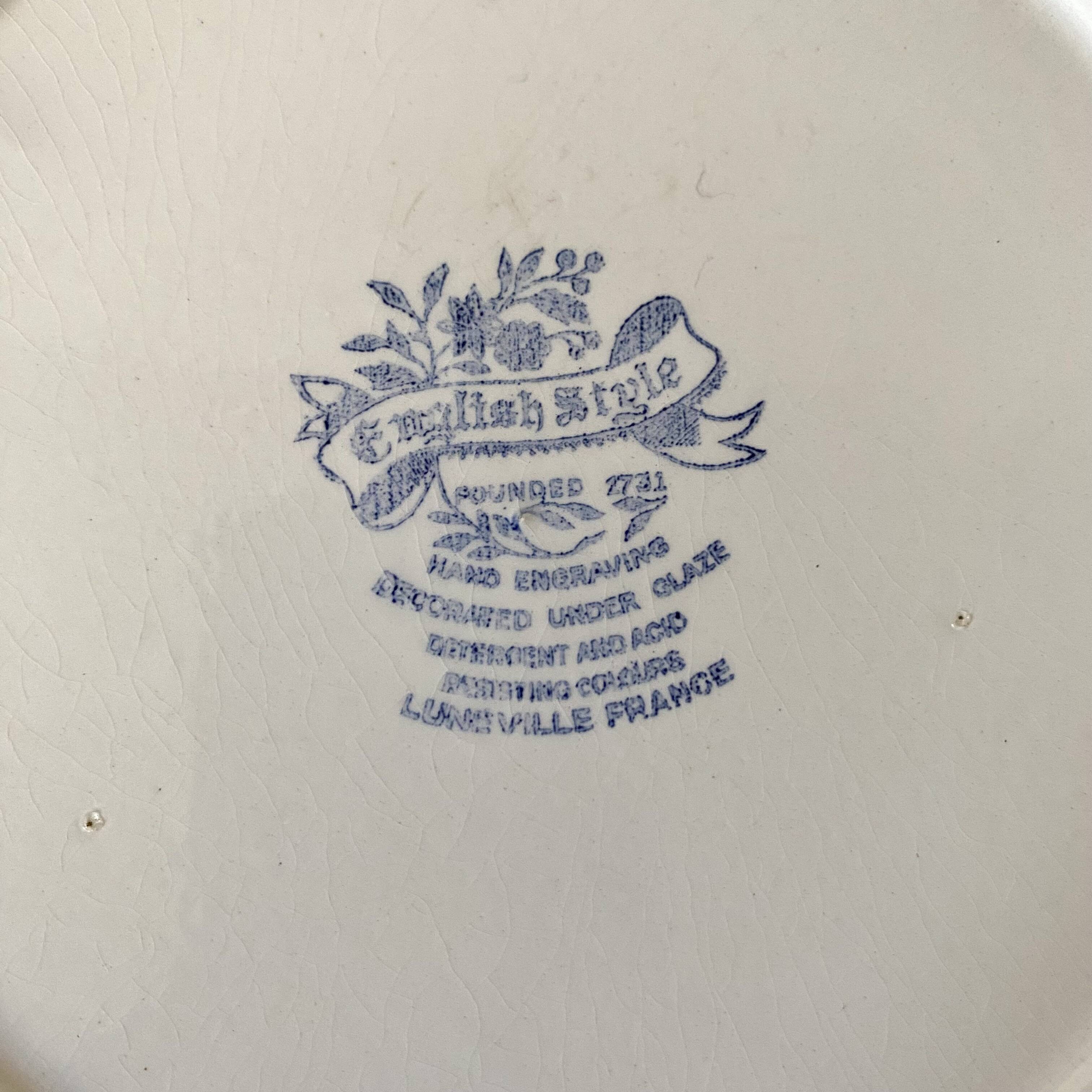 Luneville English Style Dinner Plate
