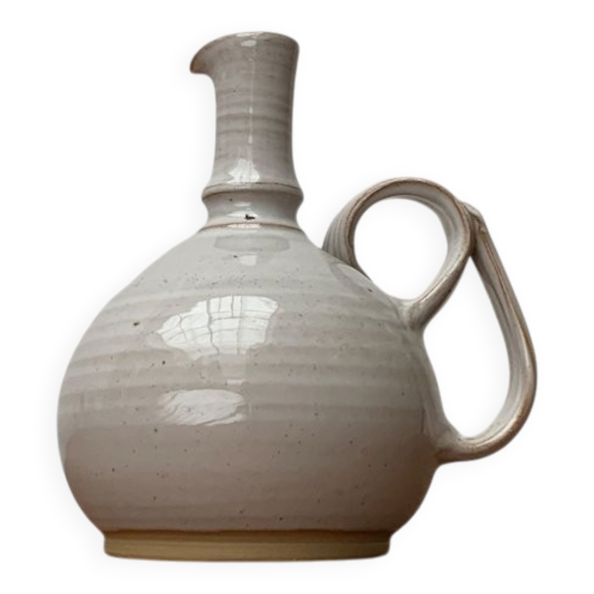 Mid-century Icelandic ceramic carafe by Sigurdar Haukssonar for Handunnid Pottery Iceland, 1960s.