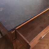 Empire-style convenient in mahogany and marble