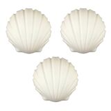 Shell-Shaped Opaline Glass Wall Light from Limburg, Germany, 1970s