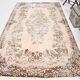 Tapis Vintage Floral Classique Fait Main 5x9 Marron Beige, 167x283Cm SK 5465