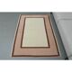 1970s vintage Turkish handmade wool & cotton beige area rug