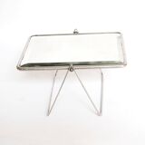 Double and beveled psyche mirror