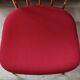 Chaise vintage design métal doré décor bambou