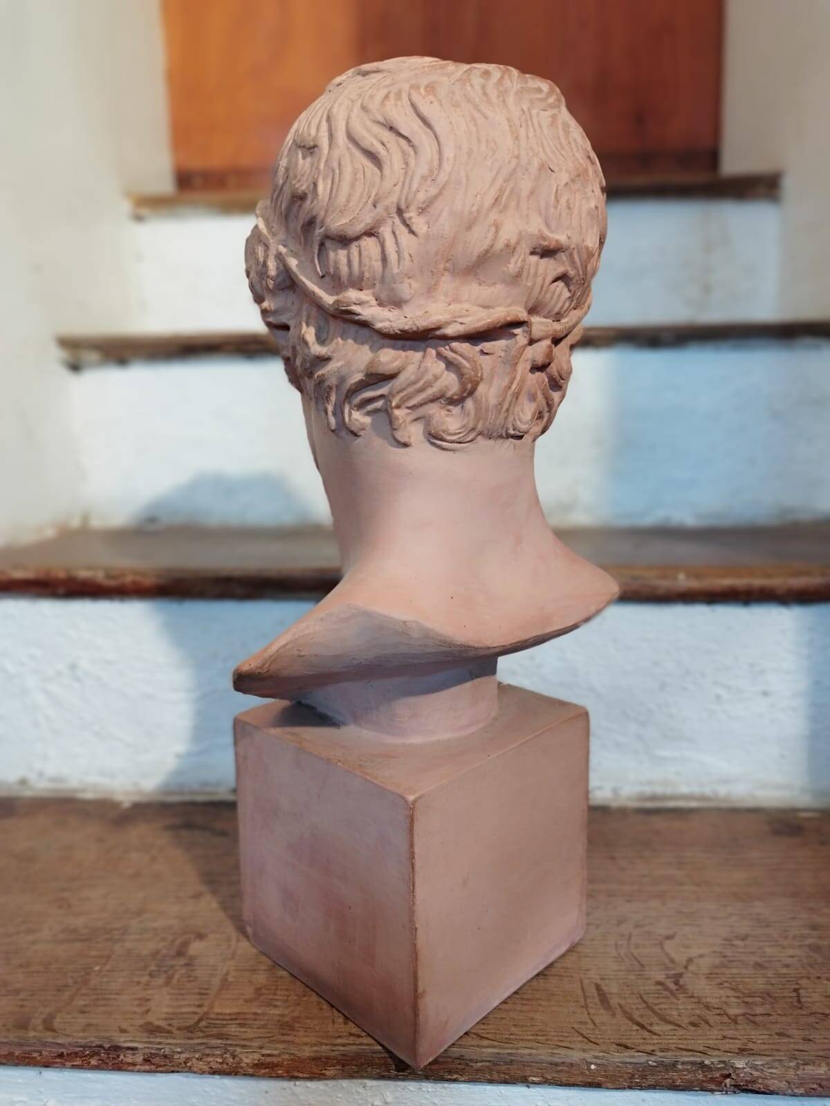 Antique terracotta bust