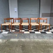 Set of 10 chairs by Henry Walter Klein