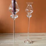 Italian glass candlesticks