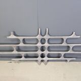 Vintage large brutalist wall sculpture, 1970s